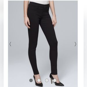 White House Black Market Black Denim Jeggings Size 4